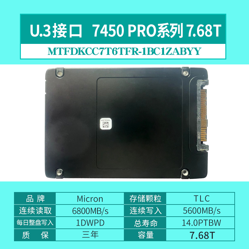 7450 PRO 7.68T U.3 15mm - Beijing Yuemai Science and Trade Co., Ltd.